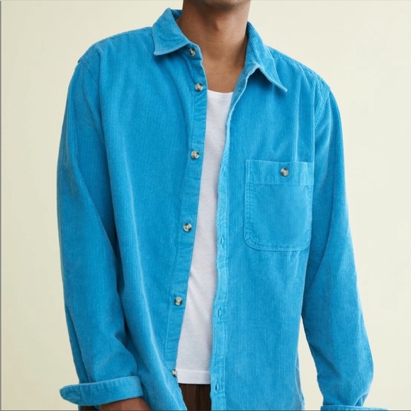 Urban Outfitters Other - NWT Urban Outfitters UO Corduroy Shirt Blue size L